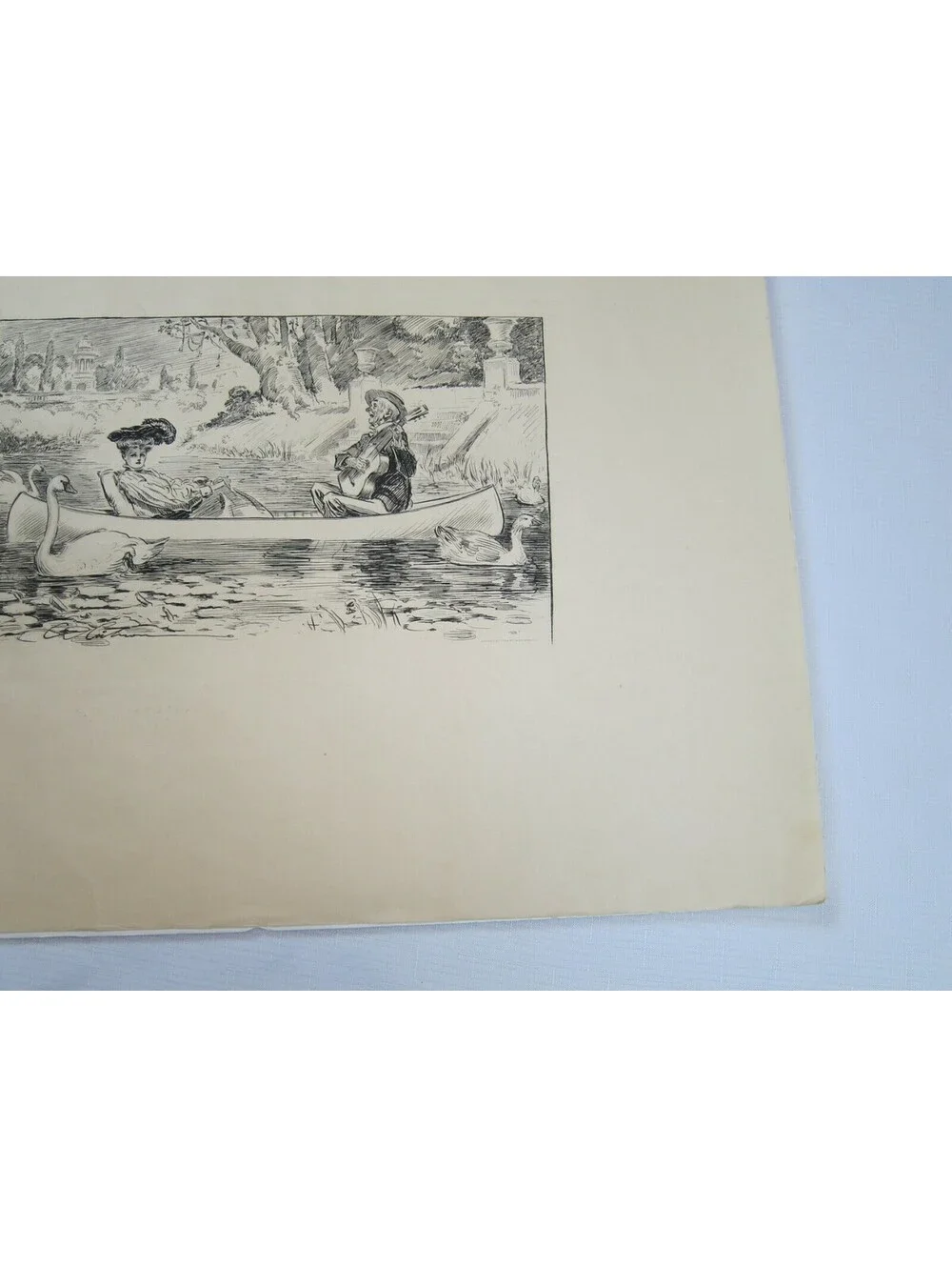 Antique 1904 Charles Dana Gibson Print 